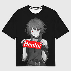 Футболка оверсайз женская Megumin Hentai, цвет: 3D-принт