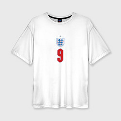 Футболка оверсайз женская Кейн форма Англия 20212022, цвет: 3D-принт