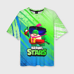 Женская футболка оверсайз Базз Buzz Brawl Stars