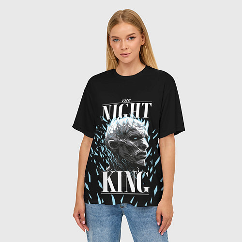 Женская футболка оверсайз The Night King / 3D-принт – фото 3