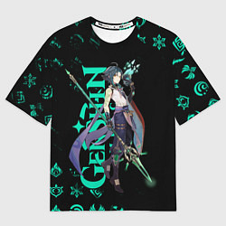 Футболка оверсайз женская XIAO GENSHIN IMPACT, цвет: 3D-принт