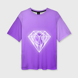 Женская футболка оверсайз 50 Shades Of Skaters violet
