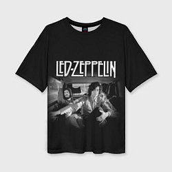 Женская футболка оверсайз Led Zeppelin