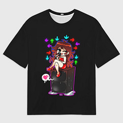 Футболка оверсайз женская Гёрлфренд Girlfriend, цвет: 3D-принт