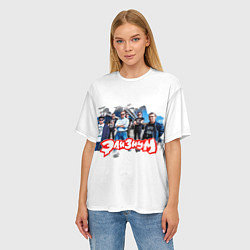 Футболка оверсайз женская Элизиум группа, цвет: 3D-принт — фото 2