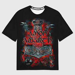 Футболка оверсайз женская Amon Amarth, цвет: 3D-принт