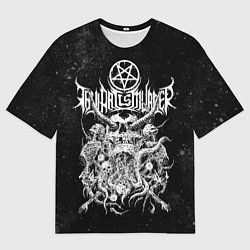 Футболка оверсайз женская Thy Art Is Murder, цвет: 3D-принт