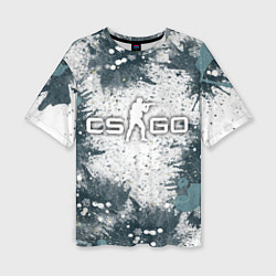 Женская футболка оверсайз CS GO - Контра