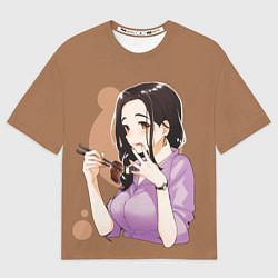 Футболка оверсайз женская Gotou, цвет: 3D-принт