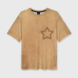 Женская футболка оверсайз Звезда Игра в кальмара
