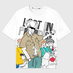 Футболка оверсайз женская Сатору Годжо - Jujutsu Kaisen, цвет: 3D-принт