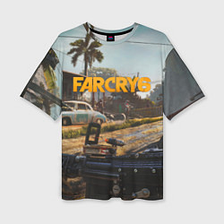 Женская футболка оверсайз Far Cry 6 game art