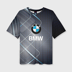 Футболка оверсайз женская BMW Logo, цвет: 3D-принт