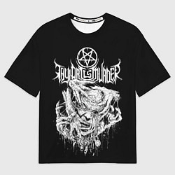 Футболка оверсайз женская Thy Art Is Murder - Hate, цвет: 3D-принт