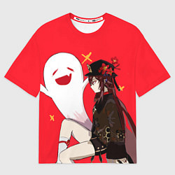 Футболка оверсайз женская Ху Тао Hu Tao Genshin Impact, цвет: 3D-принт