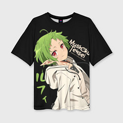 Футболка оверсайз женская Реинкарнация безработного - Сильфи, цвет: 3D-принт