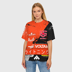 Футболка оверсайз женская GAMBIT cs:go Blood Sport, цвет: 3D-принт — фото 2