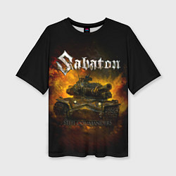 Футболка оверсайз женская SABATON - Steel Commanders, цвет: 3D-принт