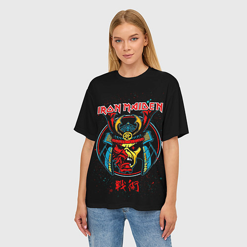 Женская футболка оверсайз Iron Maiden - Senjutsu / 3D-принт – фото 3