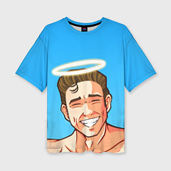 Футболка оверсайз женская BILLY HERRINGTON, цвет: 3D-принт