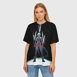 Футболка оверсайз женская Maddnes Jinx, цвет: 3D-принт — фото 2
