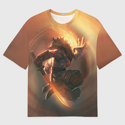 Футболка оверсайз женская DOTA 2 ДЖАГЕРНАУТ, цвет: 3D-принт
