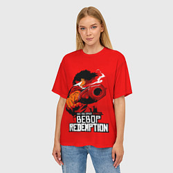 Футболка оверсайз женская See you space cowboy BEBOP REDEMPTION, цвет: 3D-принт — фото 2