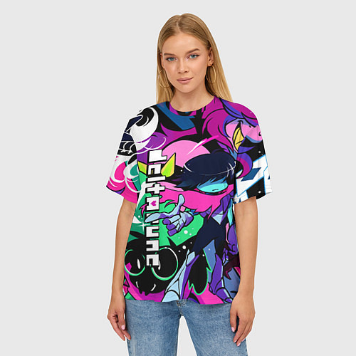 Женская футболка оверсайз Deltarune Дельта Руна / 3D-принт – фото 3