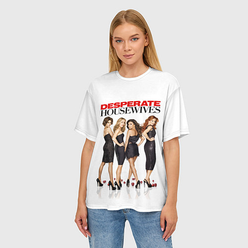 Женская футболка оверсайз Desperate Housewives Отчаянные Домохозяйки / 3D-принт – фото 3