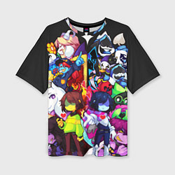 Футболка оверсайз женская DELTARUNE UNDERTALE, цвет: 3D-принт