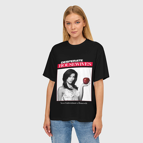 Женская футболка оверсайз Desperate Housewives Eva Longoria / 3D-принт – фото 3