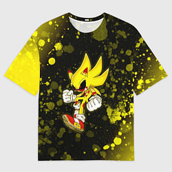 Футболка оверсайз женская SONIC EXE Краски, цвет: 3D-принт