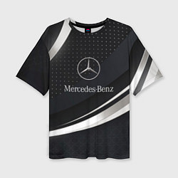 Футболка оверсайз женская Mercedes-Benz Sport, цвет: 3D-принт