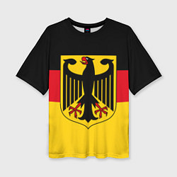 Женская футболка оверсайз Германия - Germany