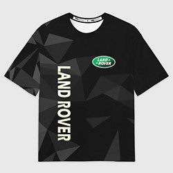 Женская футболка оверсайз Land Rover геометрия