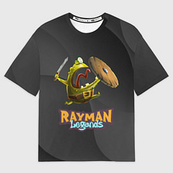 Футболка оверсайз женская Rayman Legends Black, цвет: 3D-принт