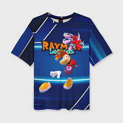 Футболка оверсайз женская Rayman Legends Blue, цвет: 3D-принт