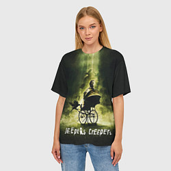 Футболка оверсайз женская Poster Jeepers Creepers, цвет: 3D-принт — фото 2