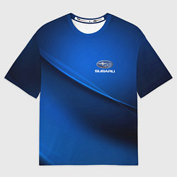 Футболка оверсайз женская Subaru sport, цвет: 3D-принт
