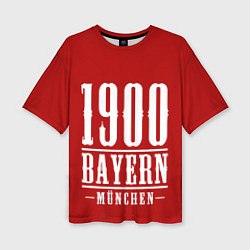 Футболка оверсайз женская Бавария Bayern Munchen, цвет: 3D-принт