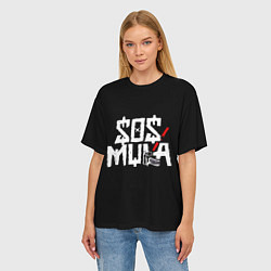 Футболка оверсайз женская ZillaKami x SosMula City Morgue, цвет: 3D-принт — фото 2