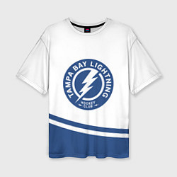 Футболка оверсайз женская Tampa Bay Lightning NHL, цвет: 3D-принт