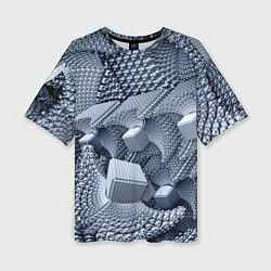 Женская футболка оверсайз Vanguard pattern 2078 Abstraction
