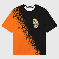 Футболка оверсайз женская FIVE NIGHTS AT FREDDYS ЧИКА, цвет: 3D-принт