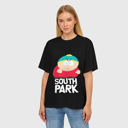 Женская футболка оверсайз Южный парк - Эрик / 3D-принт – фото 3