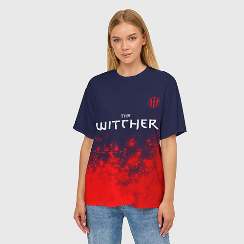 Женская футболка оверсайз THE WITCHER - Арт / 3D-принт – фото 3