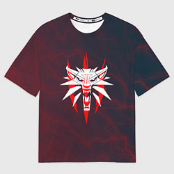 Футболка оверсайз женская THE WITCHER КОГОТЬ МОЛНИИ, цвет: 3D-принт