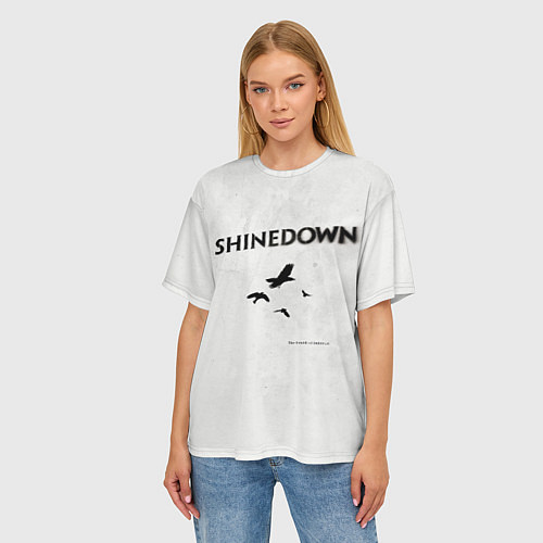 Женская футболка оверсайз The Sound of Madness - Shinedown / 3D-принт – фото 3