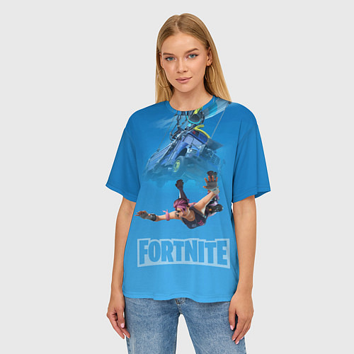 Женская футболка оверсайз Fortnite Vintage Ramirez Персонаж десантирование и / 3D-принт – фото 3