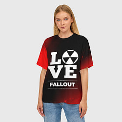 Футболка оверсайз женская Fallout Love Классика, цвет: 3D-принт — фото 2
